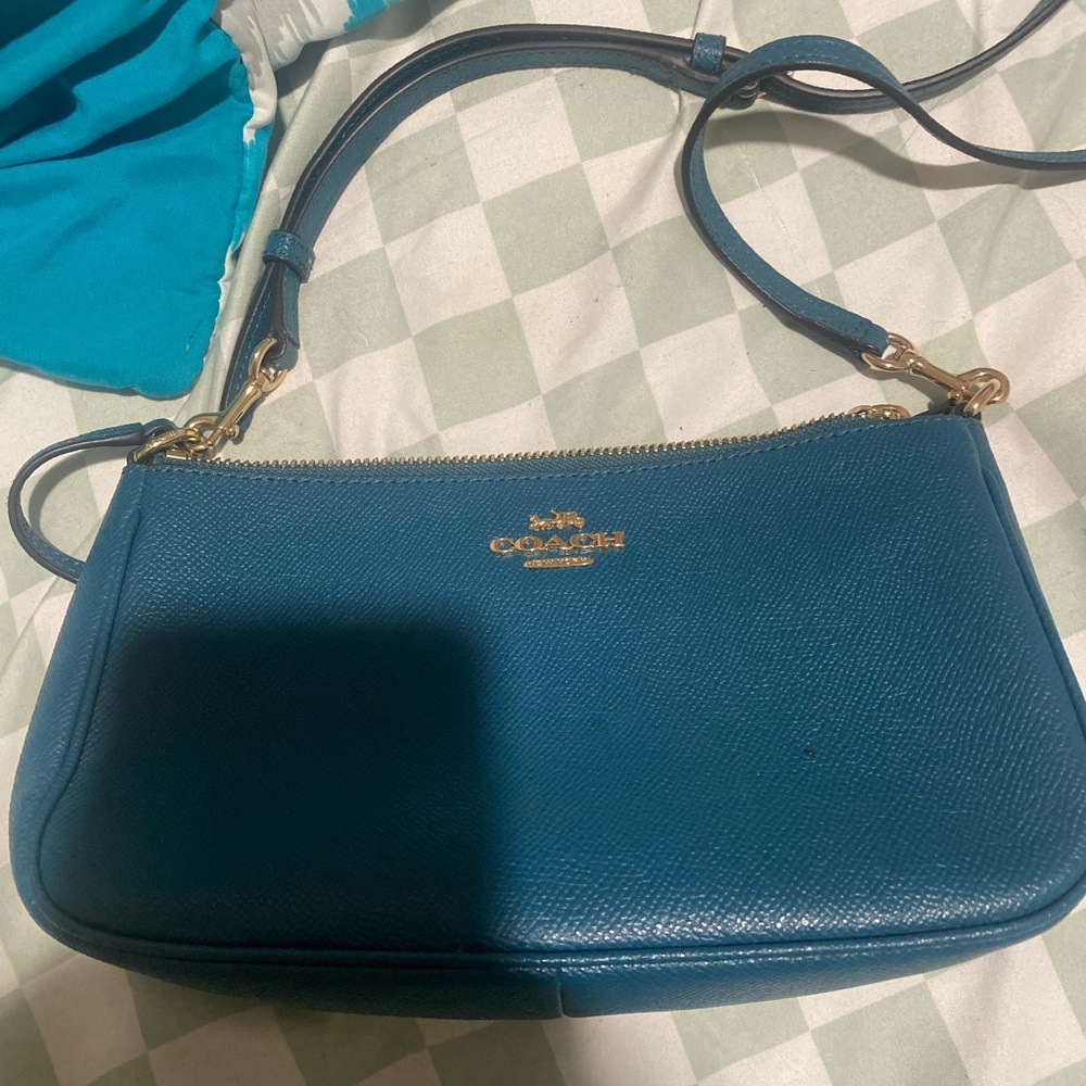 Coach Blue Leather Women's Bag